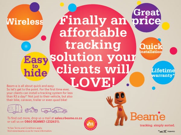 34 and Beam-e launch a likeable face in the vehicle tracking industry