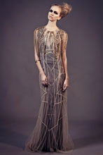 One of Suzaan Heyns' pieces for the Vodacom Durban July Invited Designers Showcase.