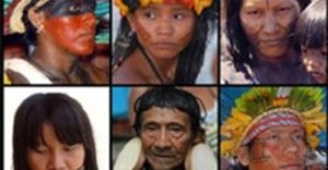 Native Brazilians from the tribes Assurini, Tapirajé, Kaiapó, Kapirapé, Rikbaktsa and Bororo-Boe. (Image: Licínio Miranda, Wikimedia Commons)