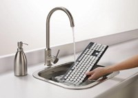 Washable keyboard does away with sticky keys