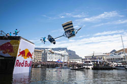 Team #BullsEye wins Red Bull Flugtag