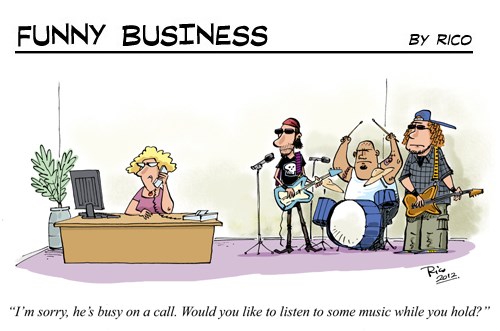 [Funny Business] Music hold