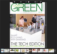 Simply Green drops print for digital