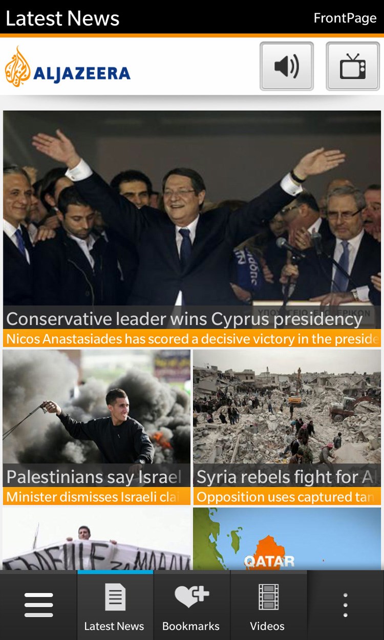 Al Jazeera English launches news apps for Android Tablet and BlackBerry 10 users