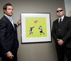 Stay at hotel... and steal a Banksy