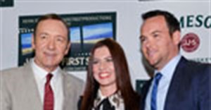 Spacey attends Joburg premiere of Saving Norman