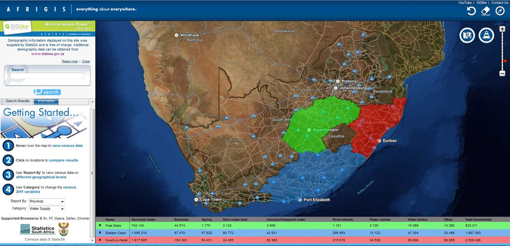 AfriGIS launches Census Portal - www.census2011.co.za
