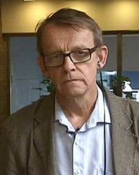 Professor Hans Rosling, a global health expert, linked in from Stockholm.