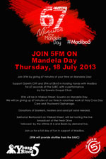 5FM encourages SA to join hands for Mandela Day