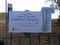 Nelson Mandela Children's Hospital billboard unveiled