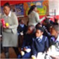 SANParks staff visit community development centre for Mandela Day