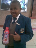 Teboho Msiza is Danone Nations Cup 'Kids Reporter'