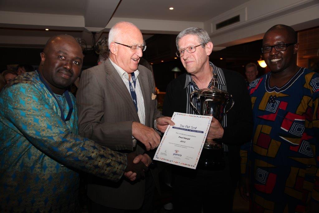Paul Haupt receives Piet Smit PAMRO Achiever of the Year Award