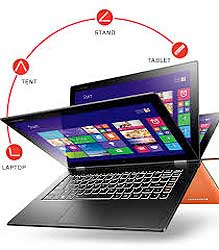 Lenovo's new Yoga tablet with three working modes. Image: Lenovo