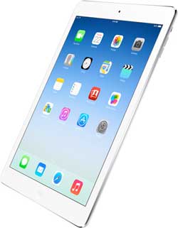 The new iPad Air might revive Apple's share of the tablet market. Image: Apple