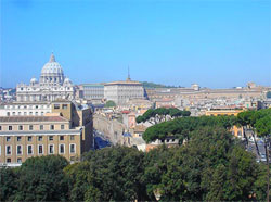 The Rome skyline. (Image: Briséis, viw Wikimedia Commons)