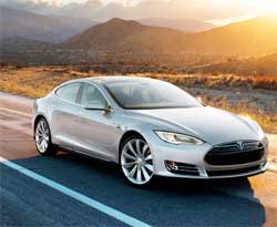Tesla denies there's a risk of its Model S cars catching fire. Image: Tesla