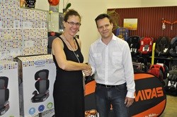 Midas donates car seats for road safety campaign