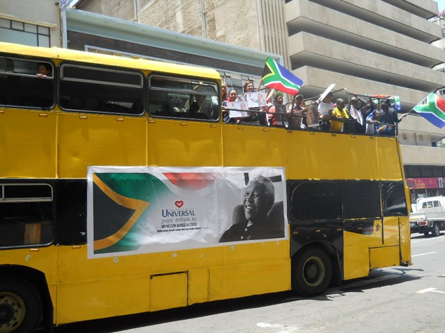 UCKG's men's march pays tribute to Nelson Mandela, celebrating his life and honouring his legacy