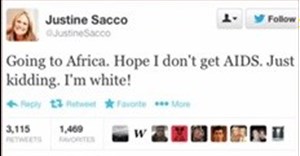 Twitter tweet sees Sacco sacked