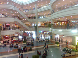 A shopping mall in Manila, the capital of the Phillipines - and you'd better take that cap off. (Image: , via Wikimedia Commons)