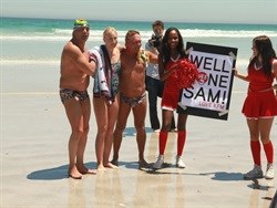 Cowen completes Robben Island swim
