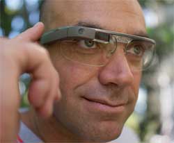 Prescription lenses can be fitted to Google's Glass eyewear. Image: Wiki Images
