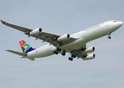 SAA investigating a body found in aircraft's wheel well