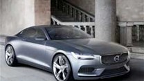 One of Volvo's new concept cars, the coupe, which may be launched in the next few years. Volvo is launching a technology to allow deliveries to cars instead of homes. Image: Volvo