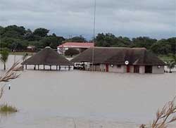 The town of Lephalale has been cut off after three rivers flooded outside the town. Image: Vanessa O'Neale Crous