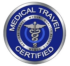 &quot;Medical Travel Certified&quot; seal displayed by hospitals, clinics and agencies that are certified for quality in medical tourism.
