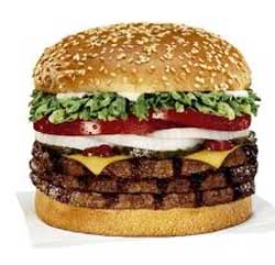 South Africa's best burger: Burger King's Double Whopper with Cheese. Image: Burger King. Image: