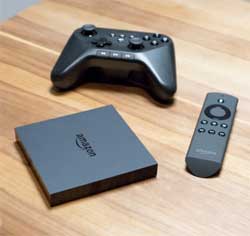Amazon's Fire TV bundle that will offer streaming video in competition with Hulu and Netflix. Image:
