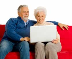 Older people in the US are increasingly starting to use the Internet and social media sites. Image: Ambro