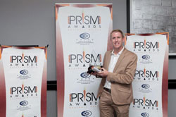 FleishmanHillard SA won the Award for top Large Public Relations Consultancy. Pictured here is Kevin Welman, Managing Director of FleishmanHillard SA.