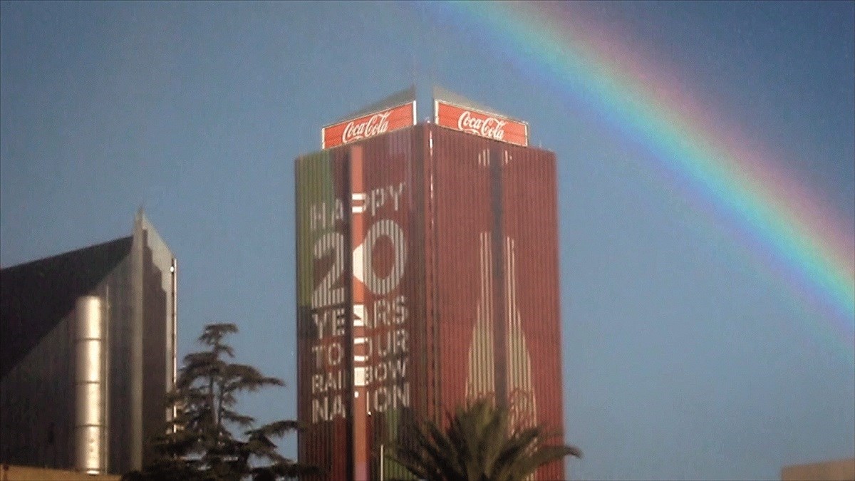 Coca-Cola creates rainbows to celebrate