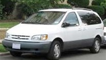 Toyota has recalled 520,000 vehicles and most of the faults relate to a cable on the Sienna that can corrode, causing the vehicle to lose it spare wheel. Image: Wikipedia