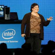 Renee James says PCs are here to stay even though they may be losing some ground to smartphones and tables. Image: Intel