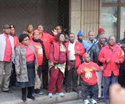 Members of Satawu are planning to march on the Midrand offices of SA's Civil Aviation Authority. Image: Satawu