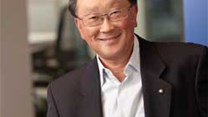 BlackBerry's Chief Executive John Chen says the company is on track to return to profitability. Image: