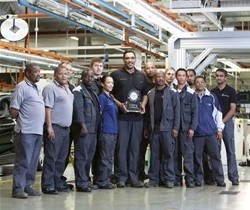 Employees at the award-winning Mercedes Benz South Africa Production Plant in East London.<p>Image: