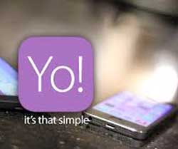 The Yo application lets users send a single word, Yo to other users. Now investors have put $10m into the venture. Image: