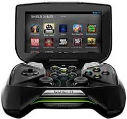 The Nvidia Shield has been built specifically for gamers who cannot bear to be away from their games for more than a few minutes. Image: Nvidia