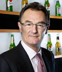 SAB's Alan Clark says the first quarter produced strong growth for the company in Africa and Europe, which was partially offset by a drop in demand in Australia. Image: SABMiller