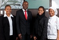 From the left: Voningo Ntsoane, Chris Mthombeni, Nothando Nkosi and Terry Koko.