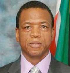 North West Premier Supra Mahumapelo has declared parts of the province a disaster area so that it can assist residents affected by the earthquake that destroyed homes in various parts of the province. Image: North West Provincial Government