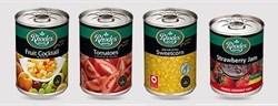 A range of Rhodes canned products. Image: www.rhodesfoodgroup.com