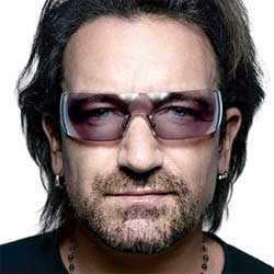 Bono, frontman for U2 has released an album on iTunes that is free to those users who have an iTunes account. Image: