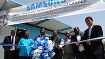 Samsung hands over solar-powered internet school