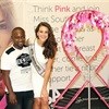 Miss SA unveils giant wire exhibit for breast cancer awareness